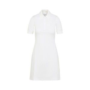 Courrèges Knee-Length Cotton Piqué Polo Dress With Classic Collar - NWT